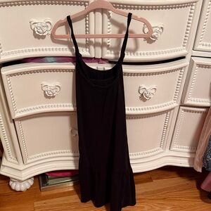 GAP Black Casual Girls' Spaghetti-Strap Dress